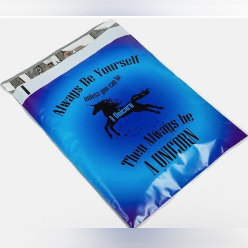 NEW Set of 15 "Be a Unicorn" Poly Mailers